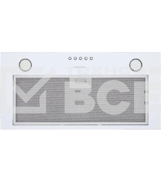 Вытяжка встраиваемая Maunfeld Crosby Power 50 белый, 50 см, 1050 куб. м/ч, 51.8 дБ