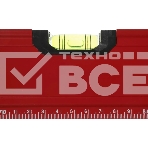 Уровень RGK U4150 пузырьковый 3глаз. магнит. красный (776073), фото6