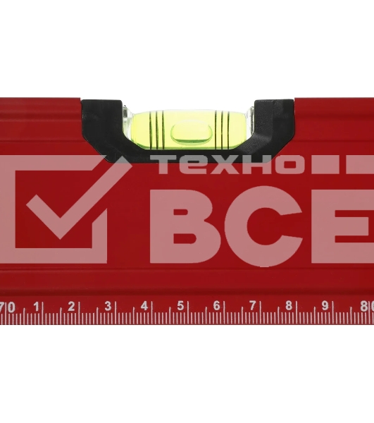 Уровень RGK U4150 пузырьковый 3глаз. магнит. красный (776073)