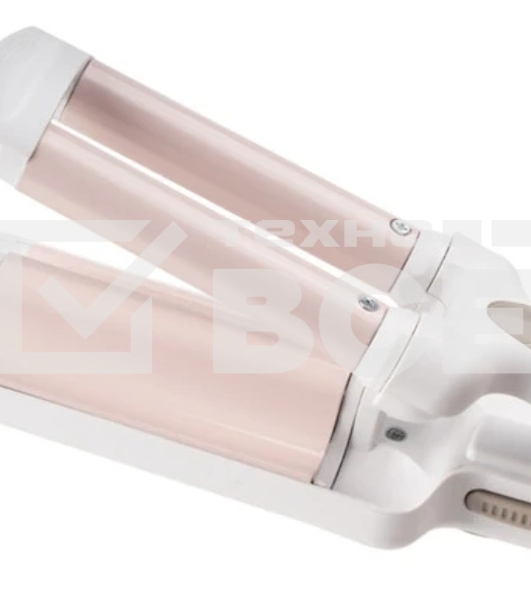 Щипцы для завивки волос Galaxy Line GL4667 белый/бежевый, 10 мм, 180 °C, 1 режим