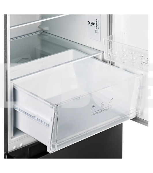 Холодильник Kuppersberg RFCN 2016 X нержавеющая сталь двухкамерный 274/105л морозилка снизу, No Frost