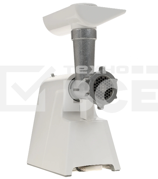 Мясорубка электрическая Мастерица КЭМ-01 белый, 600 Вт, 0.67 кг/мин, защита от перегрузки, насадки - 2