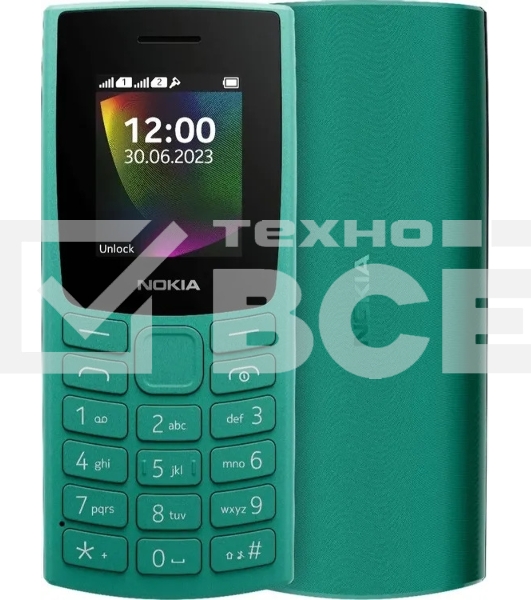 Мобильный телефон Nokia 106 TA-1564 DS EAC1 зеленый
