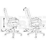Кресло руководителя Бюрократ CH-808AXSN/#B черный 3C11, фото14
