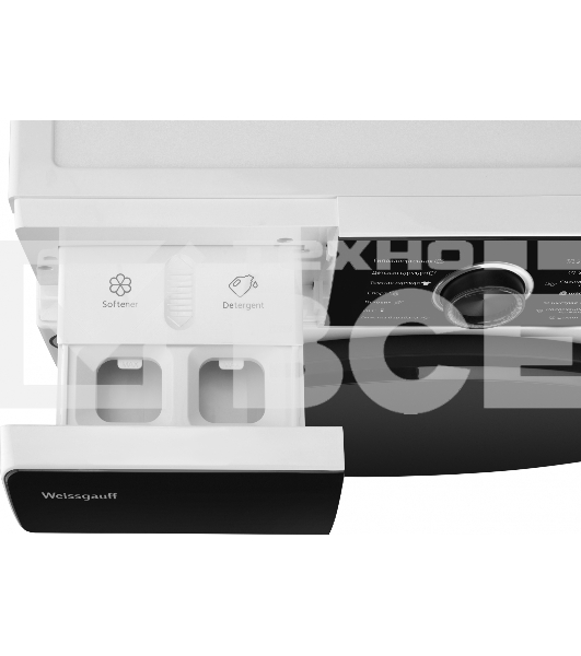 Стиральная машина Weissgauff WM 61410 Autodose Inverter Steam белый, загрузка фронтальная 12 кг, 1400 об/мин, класс А+++