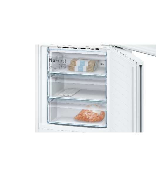 Холодильник Bosch KGN49XW30U белый двухкамерный 330/105л морозилка снизу , No Frost