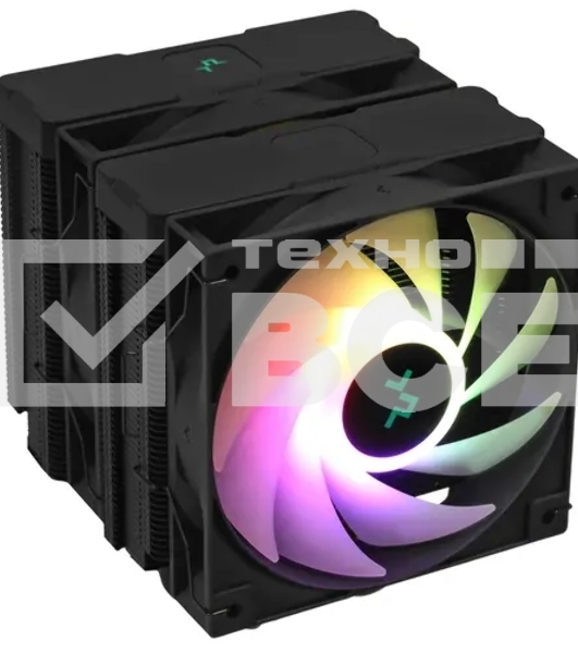 Кулер для процессора DEEPCOOL AG620 DIGITAL серебристый/черный, 120 мм, алюминий/медь, 1950 об/мин, 29.4 дБ, 4 pin, 260 Вт, 161 мм