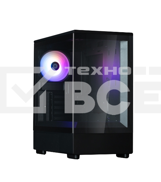 Компьютерный корпус ZALMAN P10, MATX, BLACK, WINDOW, 2x3.5