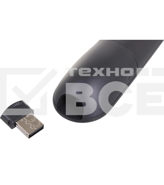 Презентер Logitech R500s Graphite черный, Bluetooth + 2.4 GHz, USB-ресивер , 3 программируемых кнопки, лазерная указка