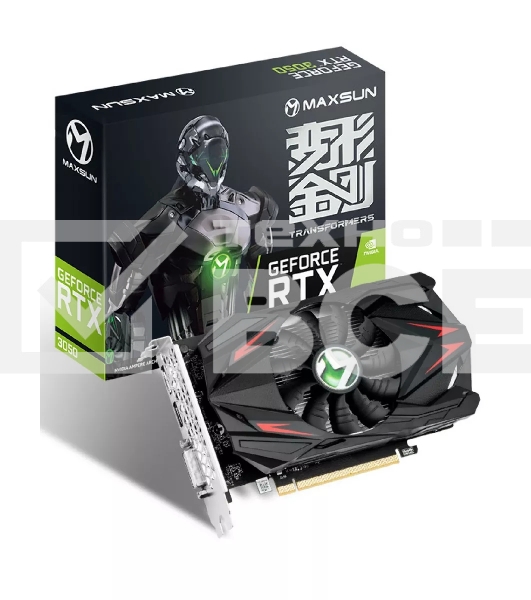 Видеокарта MAXSUN MS-RTX3050 Terminator 6G S0RTX3050, HDMI, DP, DVI , 6G, D6