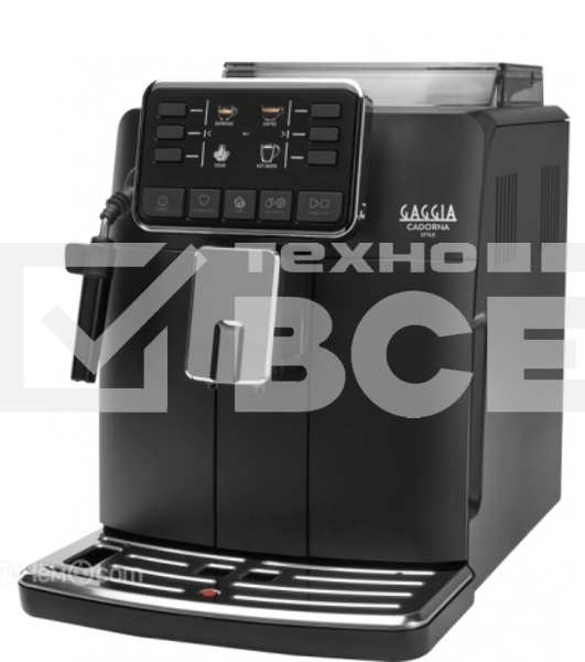 Кофемашина автоматическая Gaggia CADORNA STY BK 9600/01 черный, исп. кофе - зерновой/молотый, 1.5 л, 1850 Вт, 15 Бар.