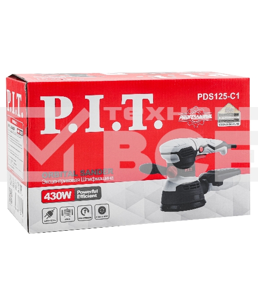 Шлифмашина эксцентриковая P.I.T. PDS125-C1