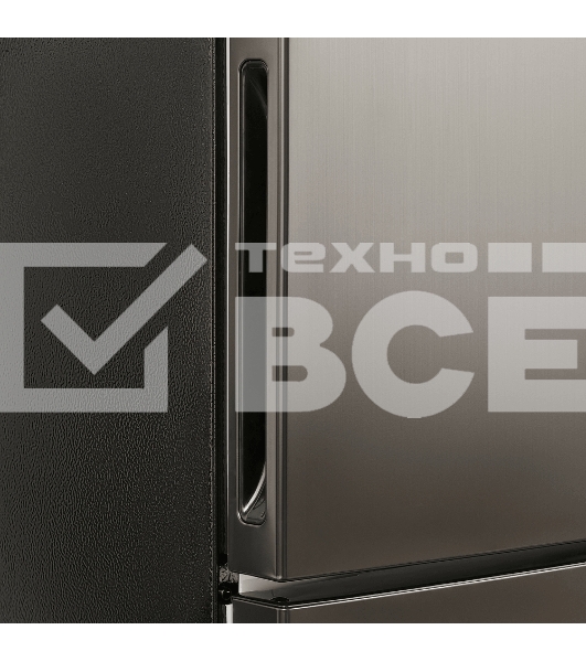 Холодильник Maunfeld MFF200NFSB10 Inverter черный двухкамерный 271/106 л морозилка снизу, NoFrost