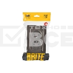 Розетка 2-местная IEK BRITE РС12-2-БрТБ (BR-R20-10-K45-F) 10А в сборе, без заземления, без защитных шторок, темная бронза, фото2