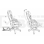 Кресло руководителя Бюрократ T-9908/WALNUT черный, кожа, крестовина металл, фото13