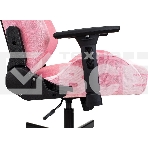 Кресло игровое Knight N1 Fabric розовый Velvet 36 с подголов. крестовина металл, фото32
