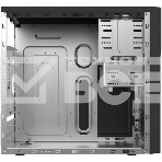 Компьютерный корпус Foxline FL-628-FZ450R-U32-S черный, с блоком питания 450Вт mATX case, w/PSU 450W 12cm, w/2xUSB 2.0, w/2xUSB 3.0 w/pwr cord, w/o FAN, E-lock support, фото3