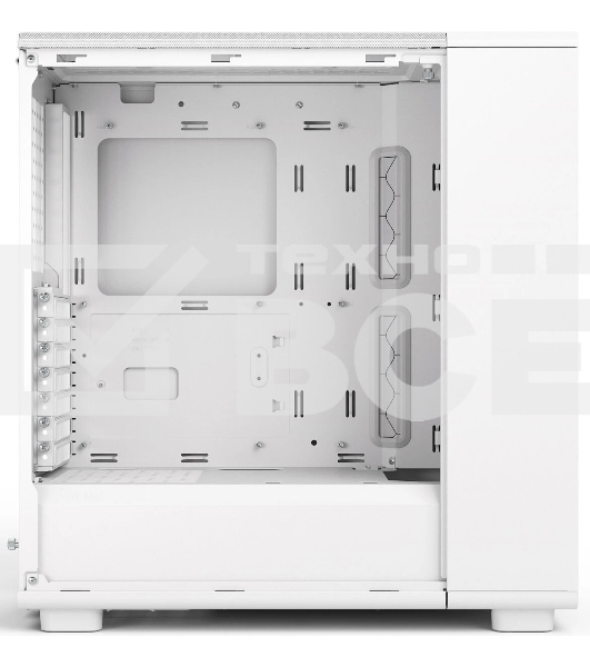 Компьютерный корпус без блока питания Case Fractal Design Epoch TG Clear Tint, Midi-Tower, 3x120мм, 2xUSB-A 3.2 + 1xUSB 3.2 Type-C ATX, mATX, mITX, белый