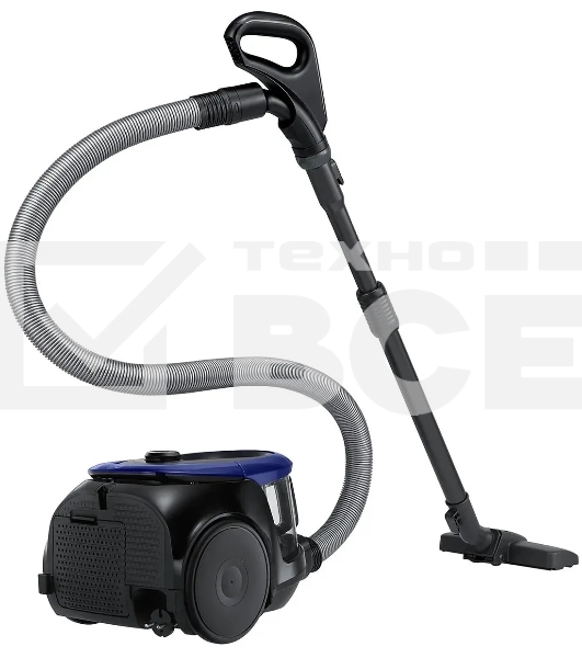 Пылесос Samsung VC18M21B0S2 синий, 380/1800 Вт, уборка сухая, пылесборник контейнер 1.5 л