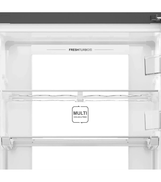 Холодильник Haier A4F742CGGU1 золотистый трехкамерный 277/129л морозилка снизу, No Frost