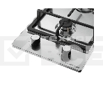 Газовая варочная панель Kuppersberg TS 38 X, High-Tech, 30 см, автоматический электроподжиг, газ-контроль, механическое управление, конфорки REMAY, цвет нержавеющая сталь, цвет фурнитуры черный/нержавеющая сталь, фото3