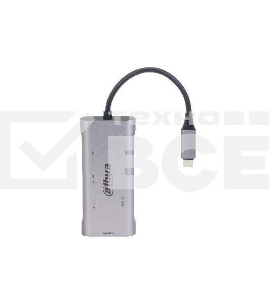 Док станция Dahua 7 in 1 USB 3.1 Type-C to USB 3.0 + HDMI + SD/TF + PD Docking Station