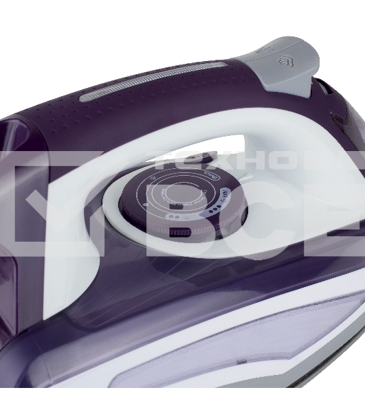 Утюг BBK ISE-2404 фиолетовый, 2400 Вт, 40 г/мин, 140 г/мин, 440 мл
