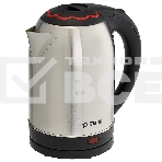 Чайник электрический Delta DL-1330 нерж с красным, фото5