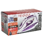 Утюг Delta LUX DL-352 белый с фиолетовым, 2200 Вт, 30 г/мин, 140 г/мин, 300 мл, фото2