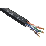 Кабель NEOMAX NM11031 U/UTP cat.5e 4 пары (305 м) 0.48 мм (24 AWG) Медь, внешний, PE, черный, фото3