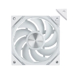 Вентилятор для корпуса Eurocase EU-FN120ARGB_12 WH YH1225 White,120 ARGB fan 3pin+AURA 5V3pin female and male connector with brown box,3pcs in big bro, фото2