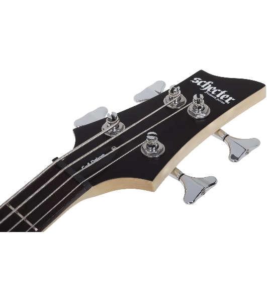 Бас-гитара SCHECTER C-4 DELUXE SBK - бас-гитара 4-струнная, цвет черный матовый
