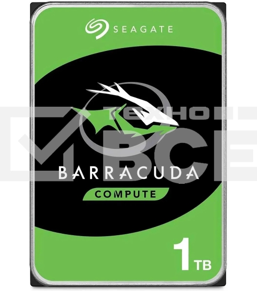 Жесткий диск Seagate BarraCuda 1TB (ST1000DM014) {Serial ATA III, 7200 rpm, 256mb buffer}