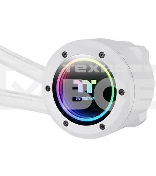 Система водяного охлаждения Thermaltake TH420 V2 Snow Edition ARGB Soc-AM5/AM4/1151/1200/1700 белый 4-pin 34.7dB Al+Cu Ret (CL-W378-PL14SW-A)