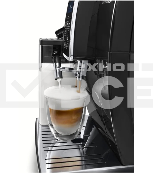 Кофемашина автоматическая DeLonghi ECAM 350.55.B черный, исп. кофе - зерновой/молотый, 1.8 л, 1450 Вт, 15 Бар.