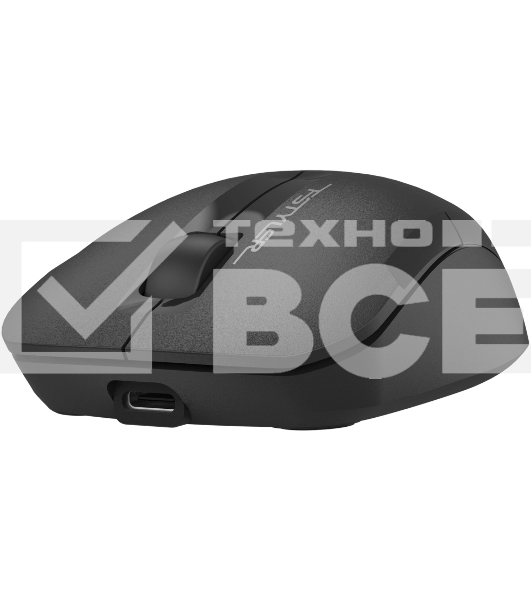 Мышь беспроводная A4Tech Fstyler FG15CS Air2 черный, 1200 dpi, радиоканал, USB, кнопки - 3