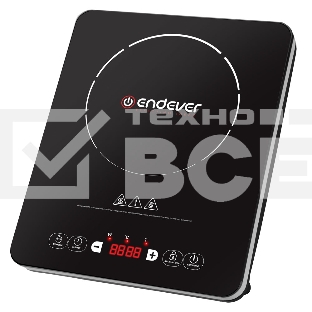 Индукционная плитка Endever Skyline IP-53, черный, мощность 2000 Вт, диаметр посуды 12-26 см, 8 режимов мощности