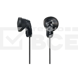 Наушники вкладыши Sony MDR-E9LP 1.2м черный проводные в ушной раковине