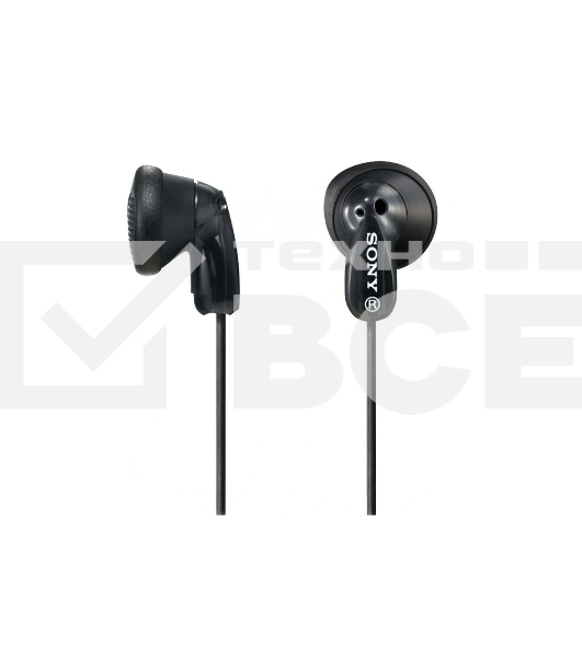 Наушники вкладыши Sony MDR-E9LP 1.2м черный проводные в ушной раковине