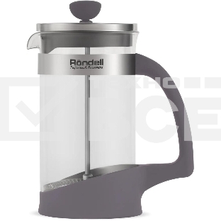 Френч-пресс Rondell Akzent RDS-937, 0.6л, стальной