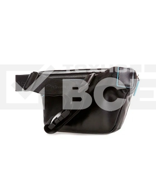 Сумка на пояс мужская Piquadro Blue Square CA2174B2/N, натур.кожа, черный