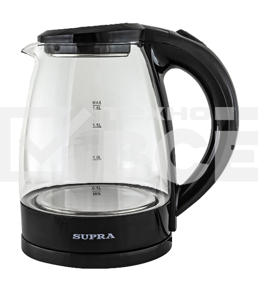 Чайник SUPRA KES-1853G 1500 Вт, 1.8 л, черный