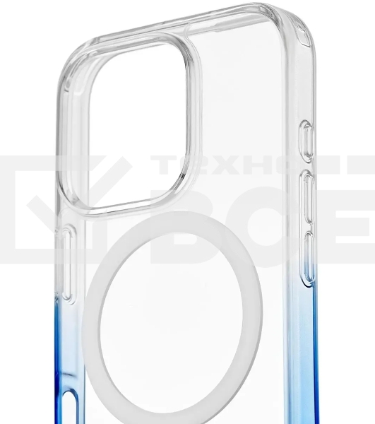 Чехол (клип-кейс) uBear для Apple iPhone 16 Pro Max Fusion with MagSafe синий (CS448EB69PFS-I24M)
