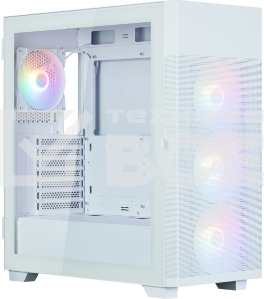 Компьютерный корпус ZALMAN S5 NEO, ATX, белый, WINDOW, 2xCOMBO (3.5