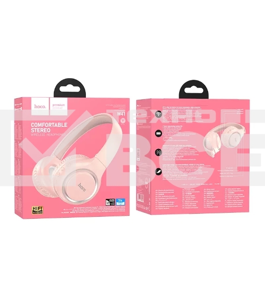 Беспроводные наушники HOCO (6931474789280) W41 розовый