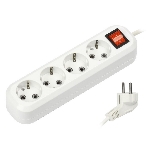 Удлинитель Smartbuy (SBE-16-4-05-ZS) 4 гнз х 5,0 м (16А/3.5 кВт, ПВС 3х1.0), фото 1