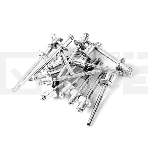 Набор заклепок Deli DL236906 75 шт (2.4мм,3.2мм,4.0мм,4.8мм,6.0мм) * 15 шт Пластиковая коробка., фото5