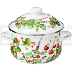 Кастрюля эмалированная AGNESS 934-561 ФРУКТОВАЯ КОРЗИНА 2.0 л, фото 1