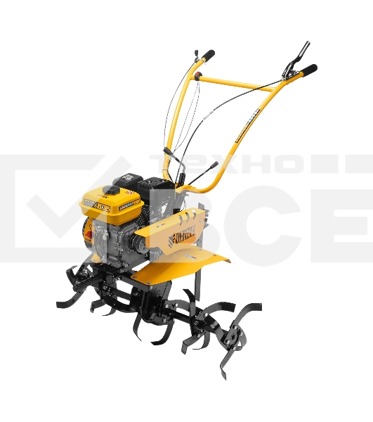 Мотоблок Denzel DPT-370S, 7 л.с., ремен.сцеп, фрез 3х4, ШОМ, передачи 3В/1Н