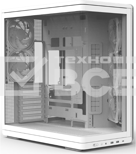 Компьютерный корпус ZALMAN MidTower P60 белый (ATX, без БП, 5x120мм ARGb fans, 1xUSB Type C, 2xUSB 3.0) (Zalman P60 белый)